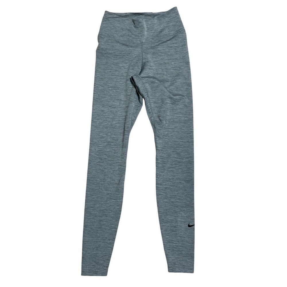 Nike Dri-FIT One Women's High Waisted Leggings Heather gray Size XS Yoga Pants.